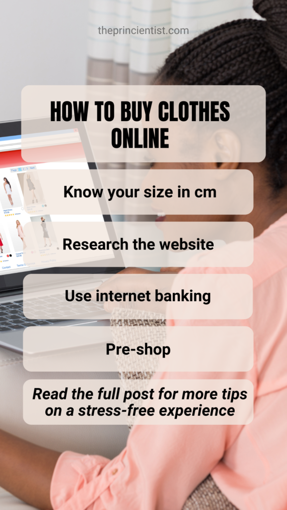 How To Buy Clothes Online The Princientist